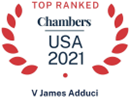 Chambers USA 2021 &mdash; Top Ranked, V James Adduci
