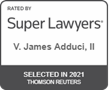 Super Lawyers &mdash; V. James Adduci, II, Selected 2021